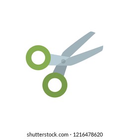 scissors flat vector icon