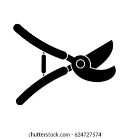 scissors gardening pruner pictogram