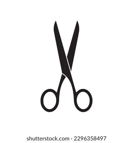 scissors glyph editable icon Free Vector Image