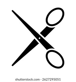 Scissors Glyph Icon Design For Personal And Commercial Use