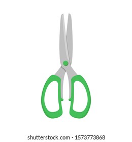 Scissors Green real vector style 