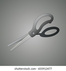 Scissors hand-operated cutting instruments. Scissors for cutting paper and thin materials