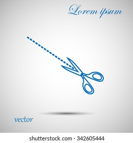 scissors, icon