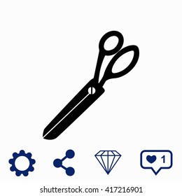 Scissors icon.