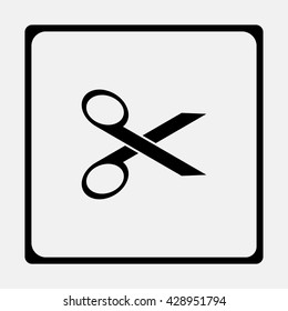 Scissors icon.