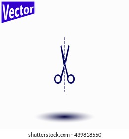 Scissors icon.