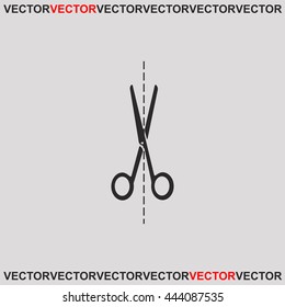 Scissors icon.
