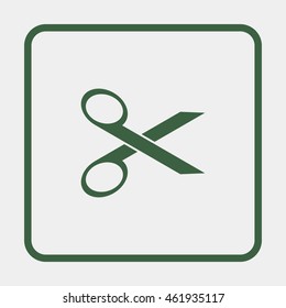 Scissors icon.