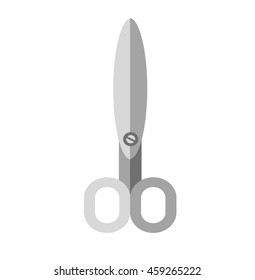 Scissors Icon Art. Flat style vector illustration