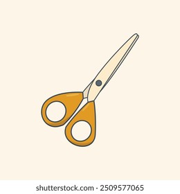 Scissors icon Back to school collection Icons school supplies school equipment or items vector illustration