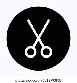 Scissors Icon, Back To School Education Scissors Supply, 