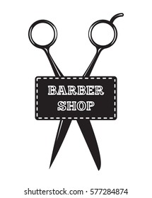 scissors icon - barber shop