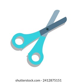 scissors icon of color style design vector template