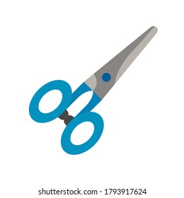 scissors icon of color style vector illustration design