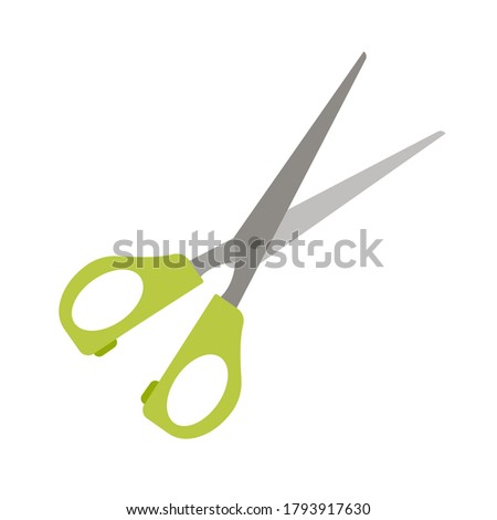 scissors icon of color style vector illustration design