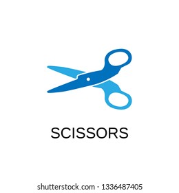 Scissors icon. Scissors concept symbol design. Stock - Vector illustration can be used for web