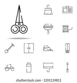 scissors icon. construction icons universal set for web and mobile