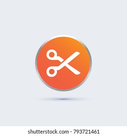 scissors icon for cut