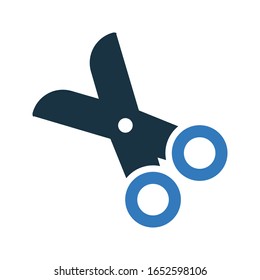 Scissors icon, Cut, scissor, cutter