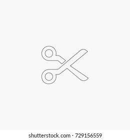  Scissors icon for cut something