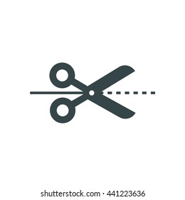 Scissors icon. Cut symbol. Eps, vector illustration.