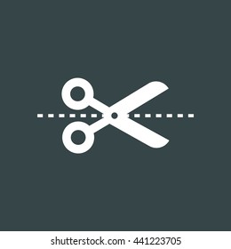 Scissors icon. Cut symbol. Eps, vector illustration.