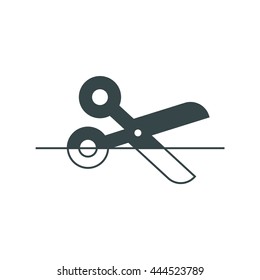 Scissors icon. Cut symbol. Eps, vector illustration.