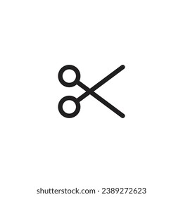 scissors icon, Cut icon vector. outline icon For Web and mobile apps