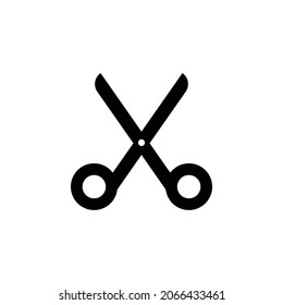 scissors icon, cut vector, salon illustration