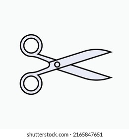 Scissors Icon. Cutting Element, Cut Symbol - Vector.