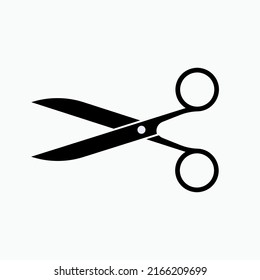 Scissors Icon. Cutting Element, Cut Symbol - Vector.