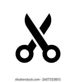 Scissors icon. Cutting symbol. Vector illustration.
