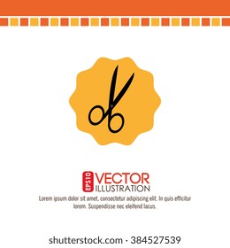 scissors icon design 