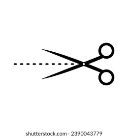 Scissors icon design illustrattion . EPS 10