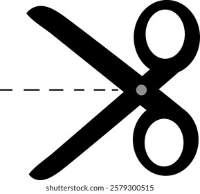 Scissors icon design. Scissors icon in trendy flat style design. Vector illustration