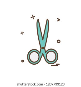 Scissors Icon design vector