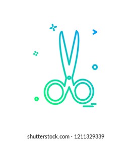 Scissors Icon design vector