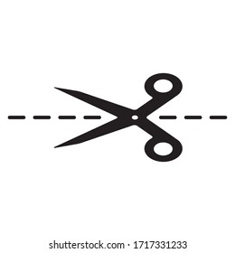 Ilustración vectorial de diseño de tijera