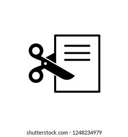 Scissors Icon. Editable vector 64x64 Pixel.