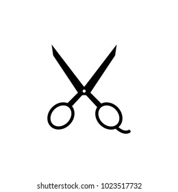 scissors icon. Element of barber shop for advertising signs, mobile concept and web apps. Icon for website design and development, app development. Premium icon on white background