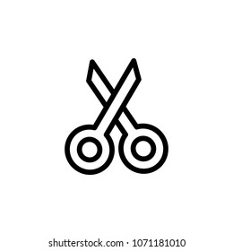scissors icon. Element of minimalistic icons for mobile concept and web apps. Thin line icon for website design and development, app development