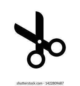 Scissors icon flat vector illustration design isolated on white background