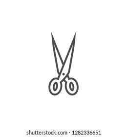 Scissors icon graphic design template simple illustration