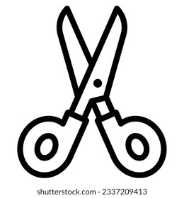 Icono de tijeras La ilustración puede utilizarse para uiux, etc