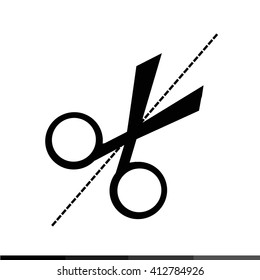 scissors icon illustration design