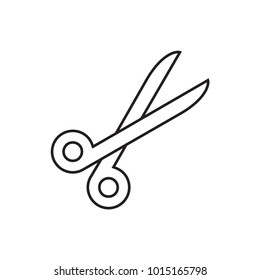 scissors icon illustration isolated vector sign symbol