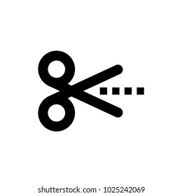 scissors icon illustration isolated vector sign symbol