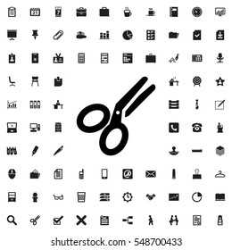 scissors icon illustration isolated vector sign symbol