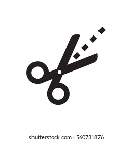 scissors icon illustration isolated vector sign symbol