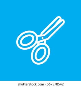scissors icon illustration isolated vector sign symbol